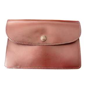 @ -  LEATHER BOOKLET CASE