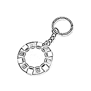 @ - FICHES KEY RING