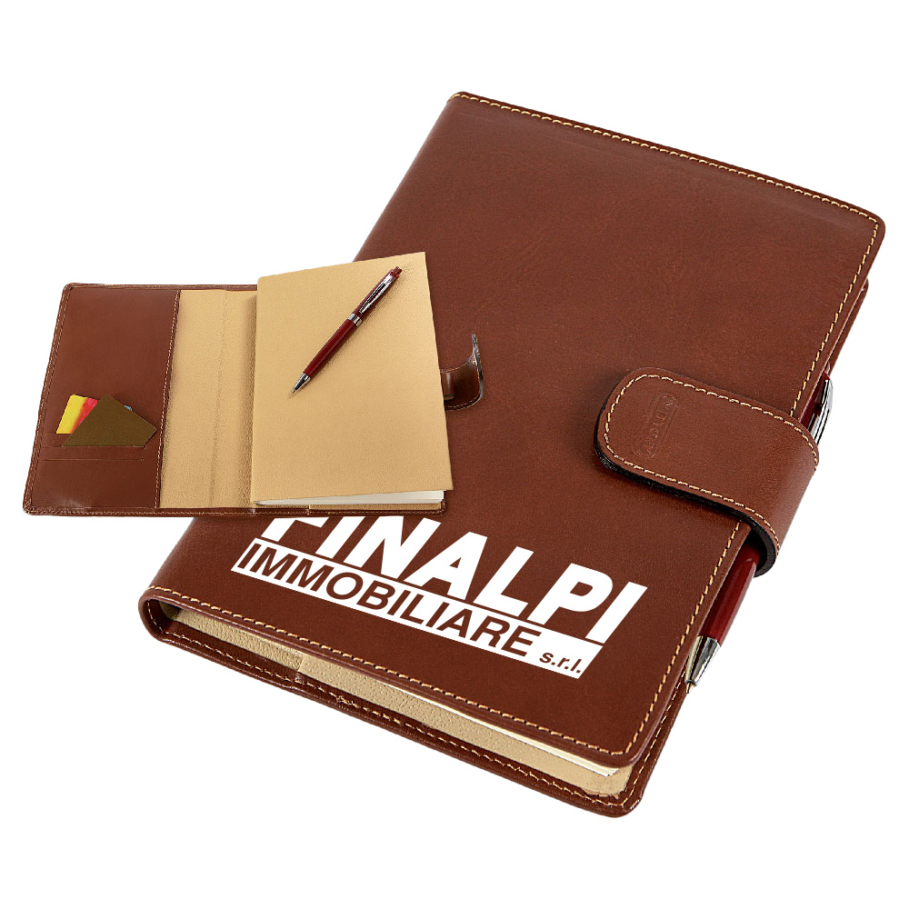 @ - DAILY NOTE-BOOK TRUE LEATHER 17x24