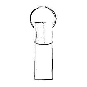 @ - RECTANGULAR VARNISH KEY RING