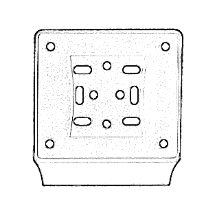 MOTORBIKE LICENSE PLATE FRAME 2006