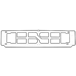 BACK LICENSE PLATE FRAME