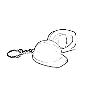 KEY RING HELMET