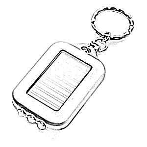 @- SOLAR KEY RING