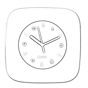 @ - WALL CLOCK SQUARE