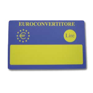 @ - EUROCONVERTITORE SIMULTANEO LIRA-EURO