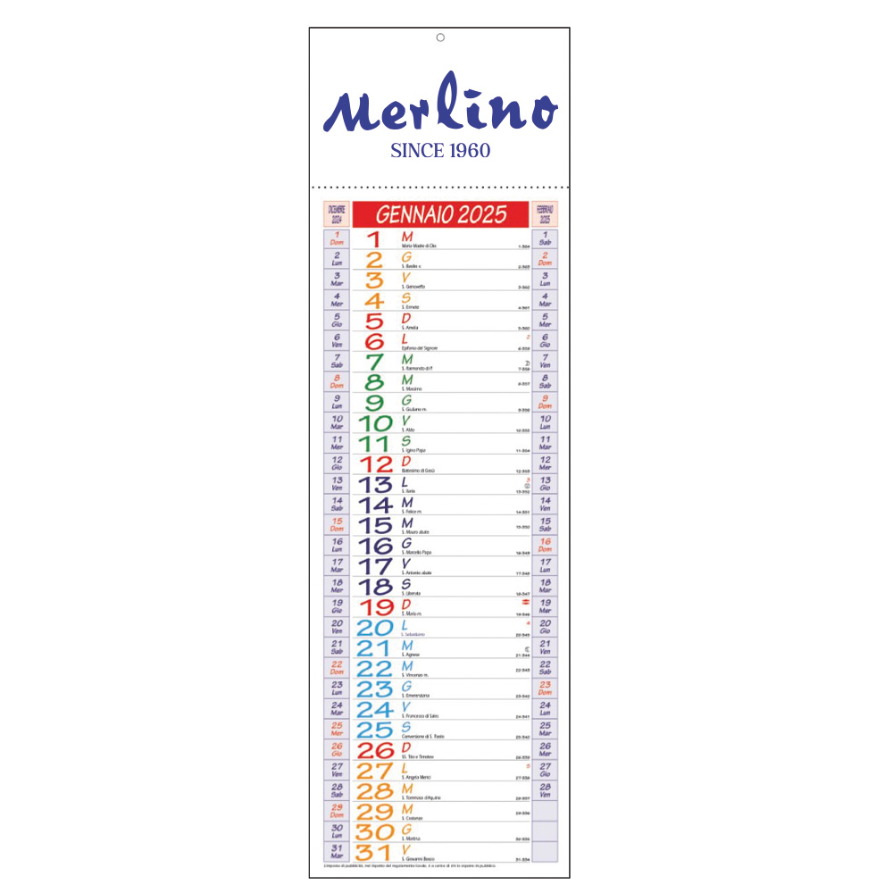 CALENDARIO OLANDESE