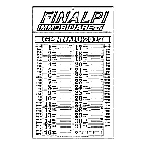 CALENDRIER HOLLANDAIS MULTICOLORE TRIPTYQUE