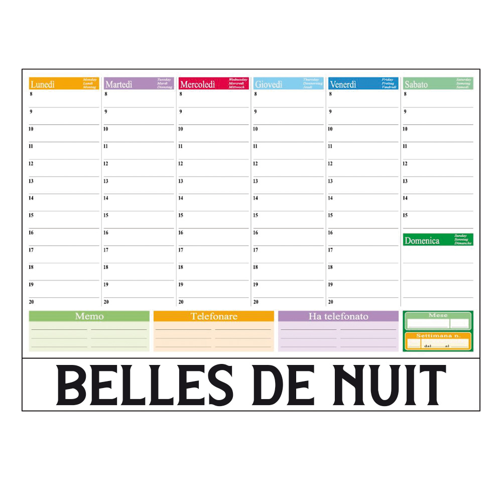 CALENDRIER MÉMO AGENDA