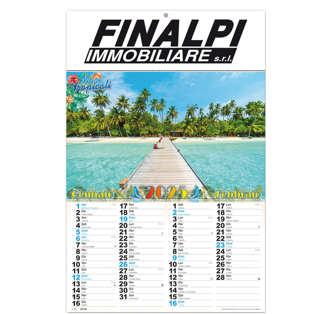 CALENDARIO TROPICI