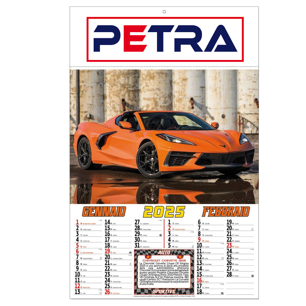 CALENDAR SPORTING CARS