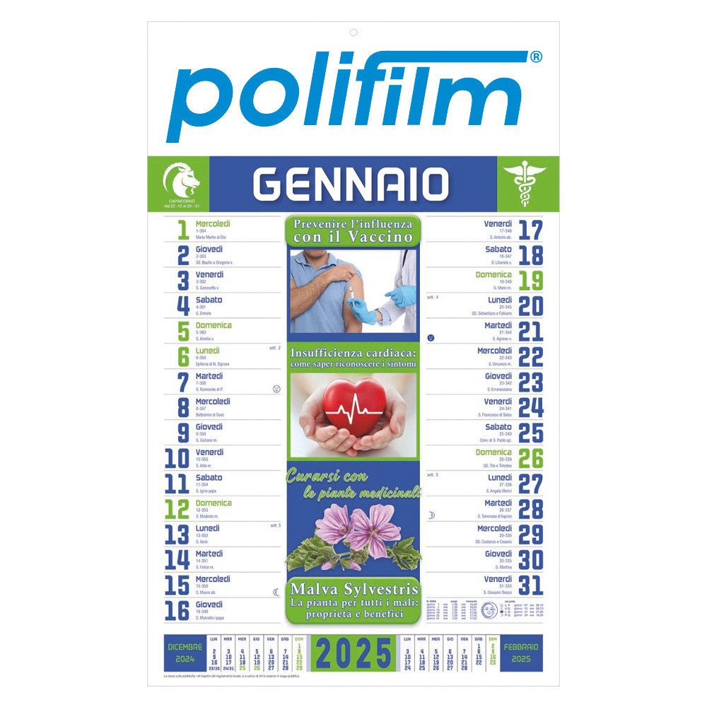 CALENDARIO MENSILE FARMACIA