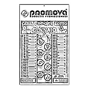 CALENDRIER MENSUEL LOTTO SOGNI CABALA