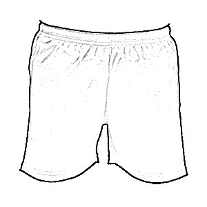 @ - TECHNICAL CLOTH SHORTS