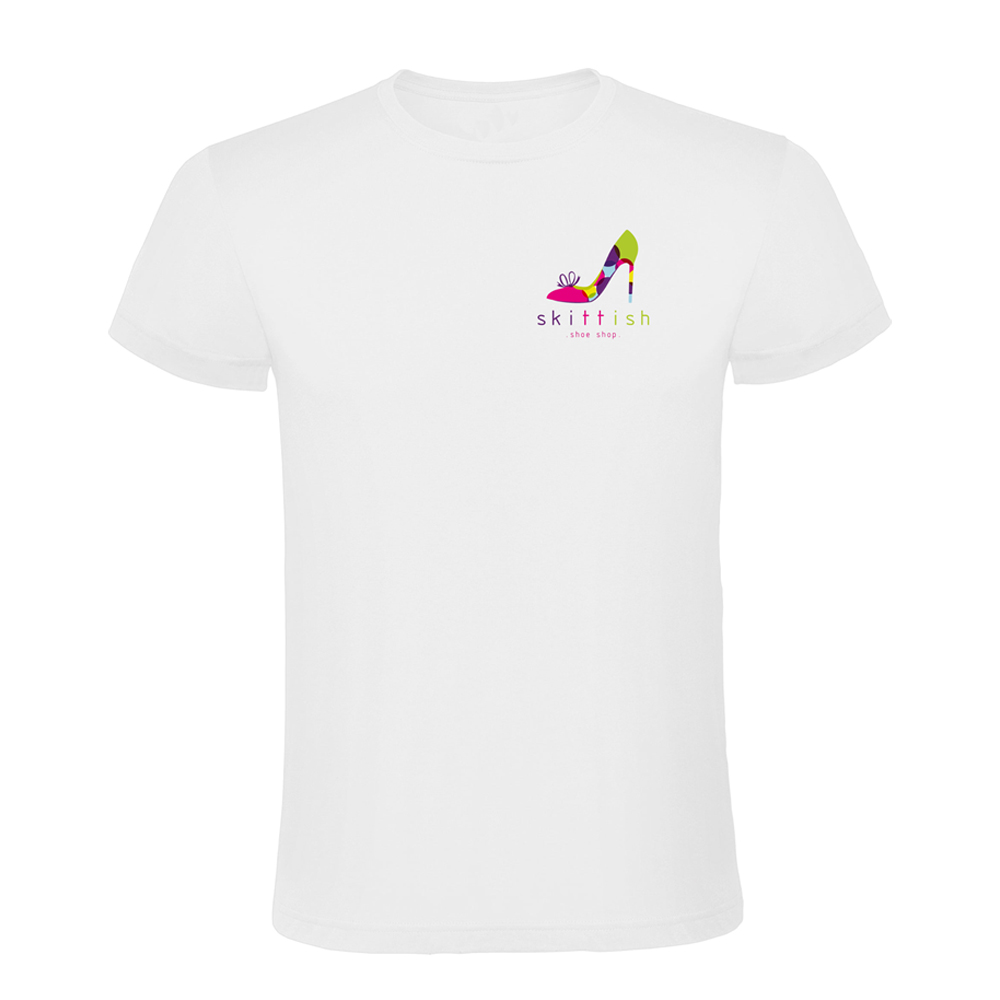 @ - T-SHIRT 200 gr MANCHES COURTES BLANC