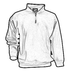  MAGLIONE FELPATO ZIP CORTA