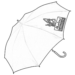 PARAPLUIE EN NYLON MONOCOLORE