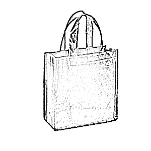 @ - MEDIUM LAMINATED TNT SHOPPER