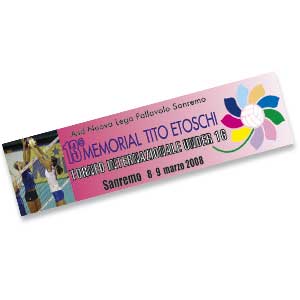 STRISCIONE MONOFACCIALE mt. 4x1