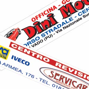 STRISCIONE MONOFACCIALE mt. 5x1