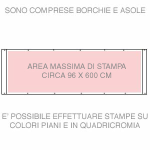 @ - STRISCIONE MONOFACCIALE mt. 6x1