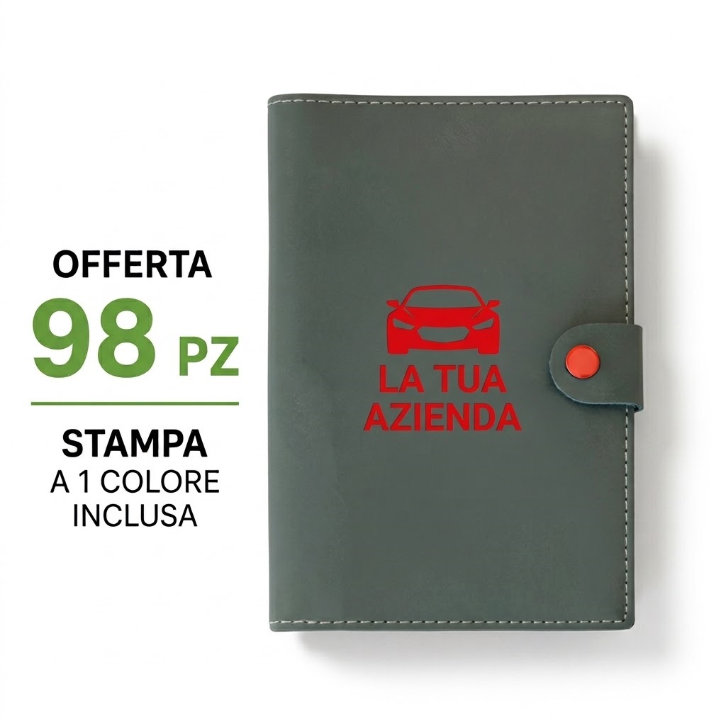 PORTALIBRETTO 2 ANTE 2136 ROSSO E NERO LOTTO DA 98 PZ