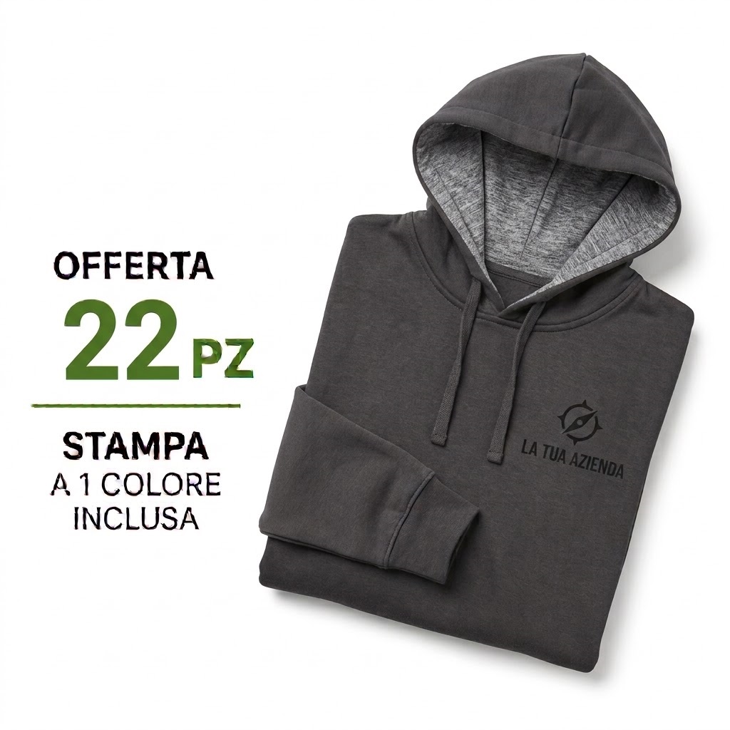 FELPA CAPPUCCIO AMERICA NERA 7391 LOTTO DA 65 PZ