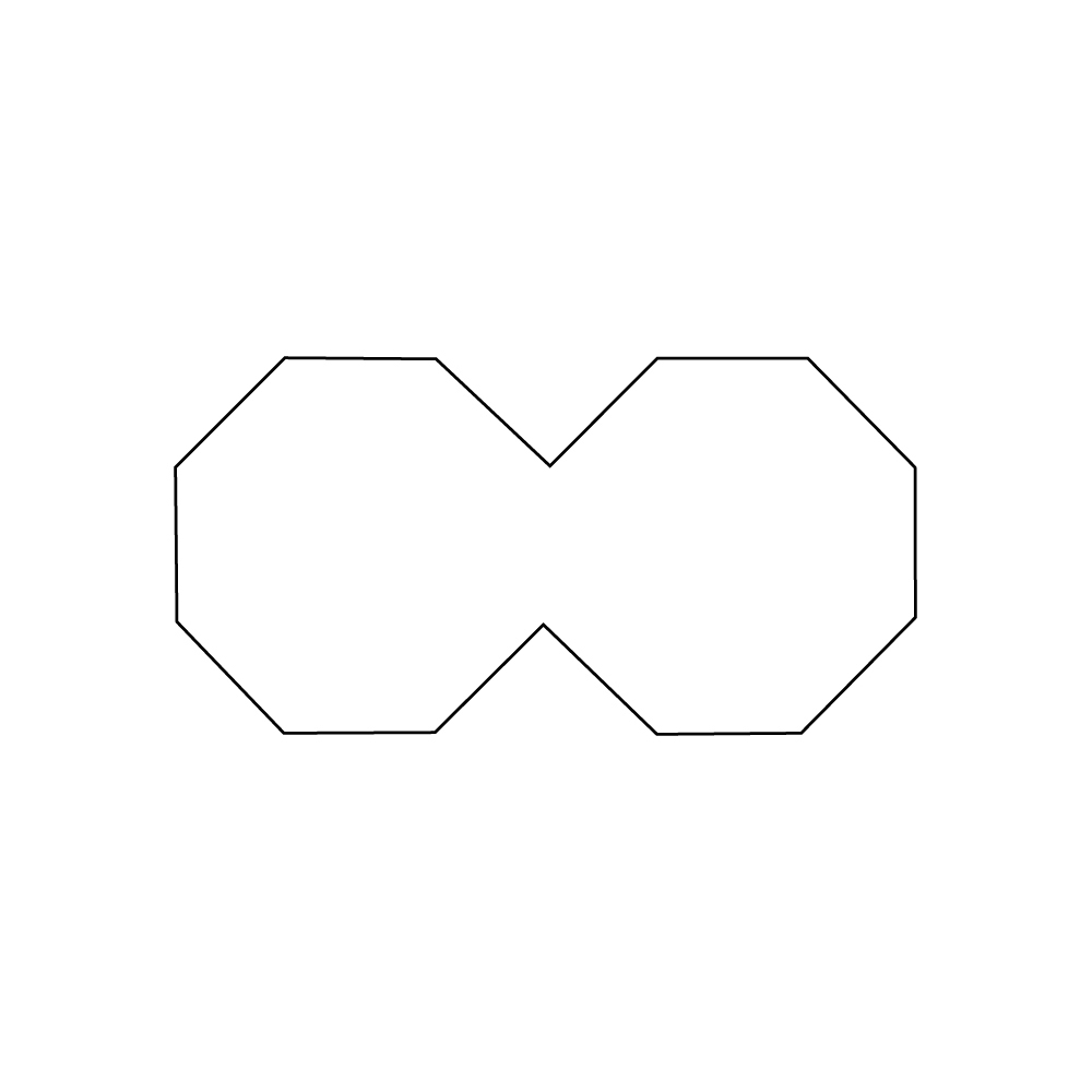 ADHESIVE LABEL IN SPOOL double 60X30 mm