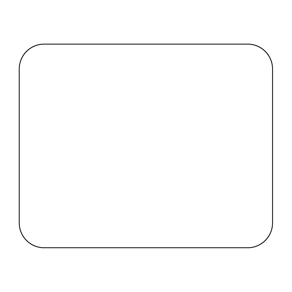 ADHESIVE LABEL IN SPOOL rectangular 102X82 mm