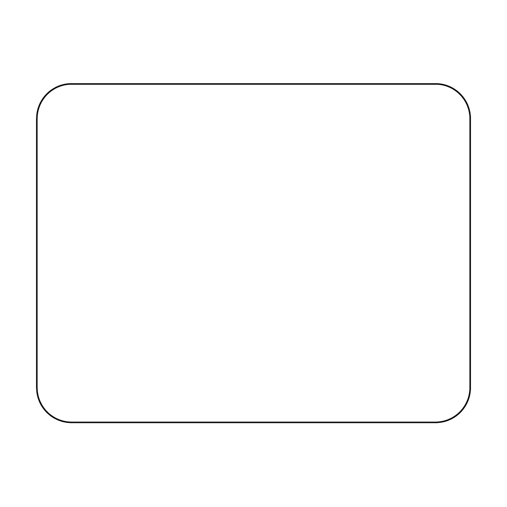 ADHESIVE LABEL IN SPOOL rectangular 100,5X78,5  mm