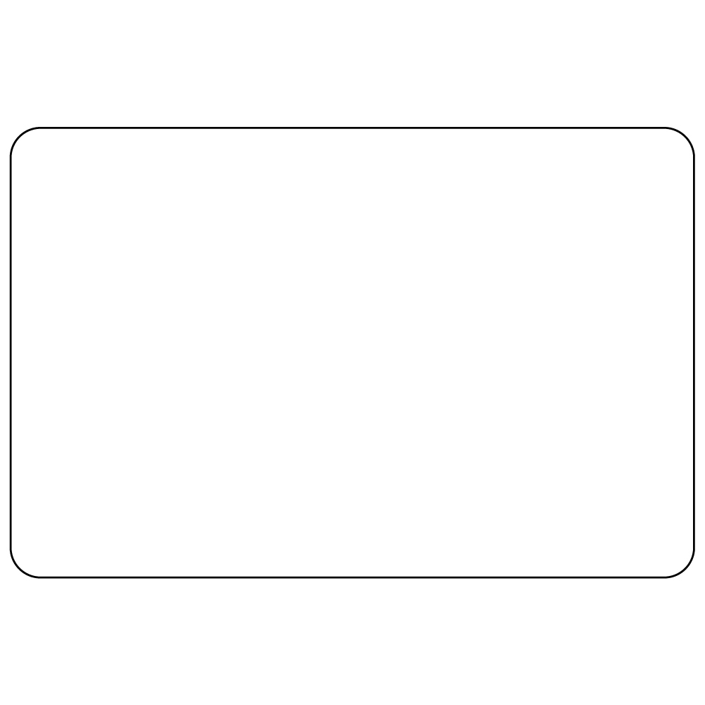 ADHESIVE LABEL IN SPOOL rectangular 114X75 mm