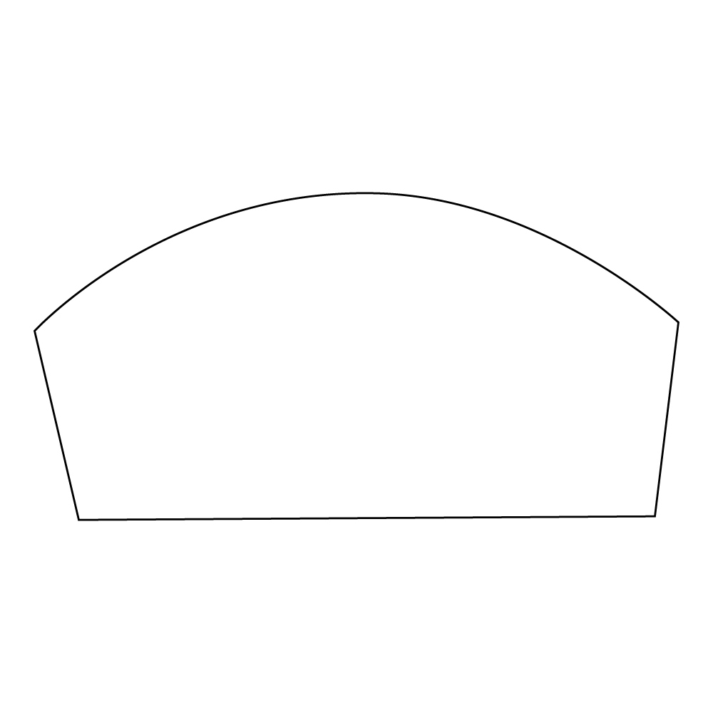 ADHESIVE LABEL IN SPOOL shaped 79X40 mm