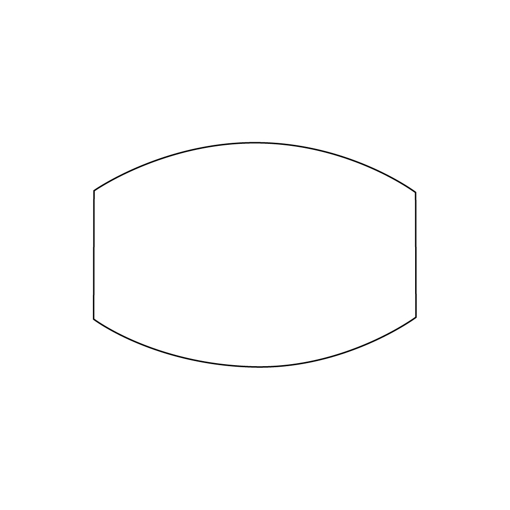 ÉTIQUETTES AUTO-COLLANTES EN BOBINE faÇonné 111,5X77 mm