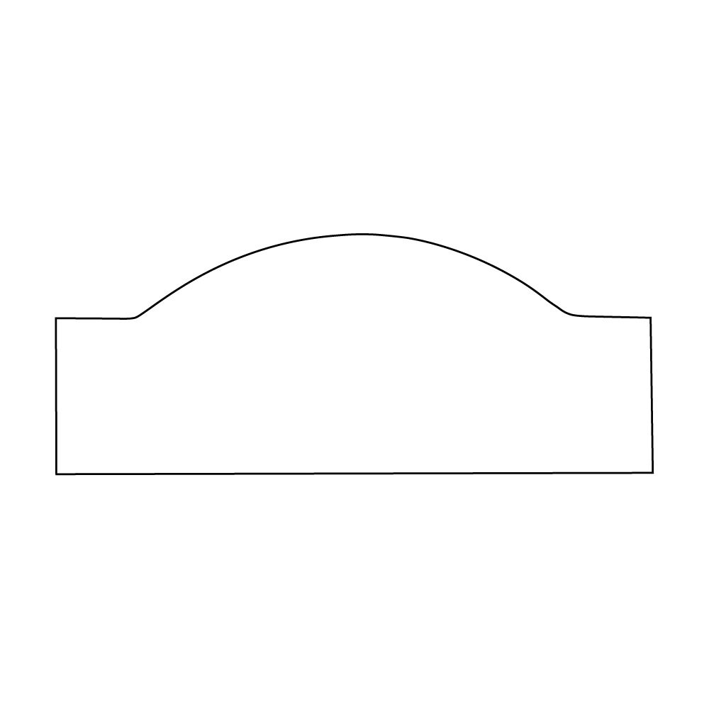 ADHESIVE LABEL IN SPOOL shaped 60X24 mm