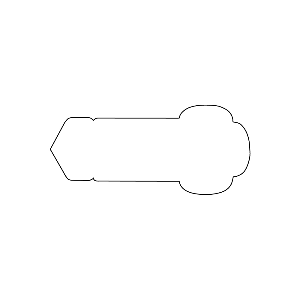 ETICHETTE AUTOADESIVE IN BOBINA Sagomate f.to 118x53 mm