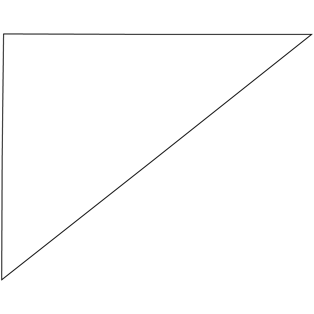 ETICHETTE AUTOADESIVE IN BOBINA Triangolare f.to 116x82 mm